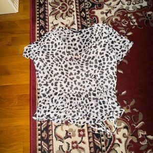 Express  Animal Print Blouse